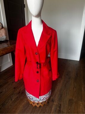 Mango Belted Women's Trench Coat - Classic Tailored Jacket